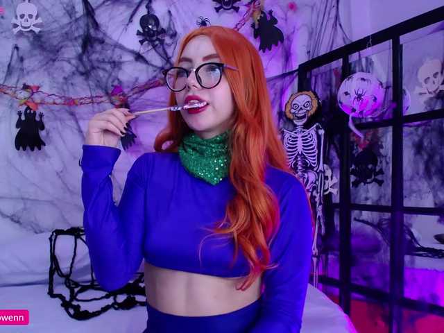 Kuvat Aliceowenn ♥Happy Halloween, come to my spooky room to enjoy my company trick or treat♥Control my domi 100tks in pvt @remain Anal plug in my asshole and dildo in my wet vagina @total