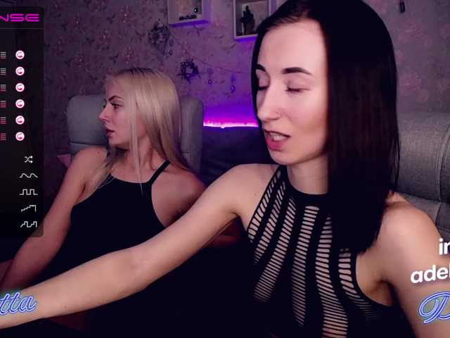 Kuvat Delly-Gretta Lovense works from 2 tks) brunette - Delly, blonde - Gretta) 98 - cumshow) playing charades) 98 - blowjob)
