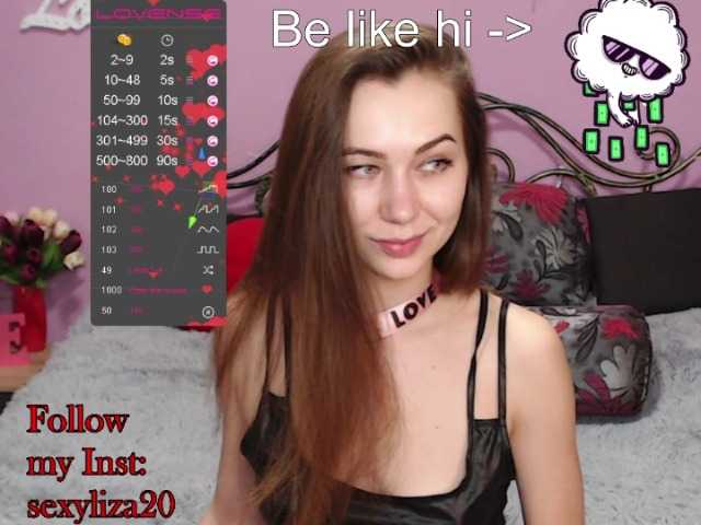 Kuvat SexyLiza20 Lovense from 2 token. Show after full goal ;*